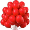 Produktbild: TK-Gruppe Luftballons rot, rund, Ø 35 cm, 50 Stück