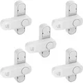 Produktbild: Basi - Fenster- und Fenstertürenzusatzsicherung - SET - 5x FS 500 - Weiß - Einflügelig - 5x1100-0050