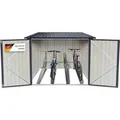 Produktbild: Albatros Premium Fahrradgarage Verzinktes Metall in Anthrazit RAL 7016  203x198x162cm