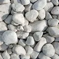 Produktbild: Carrara Marmor weiß, rund 40-60mm Mamorsteine 25kg