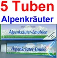 Produktbild: (20,50 EUR / 1Ltr.) LLOYD Alpenkräuter Emulsion Creme 5 x 200 ml  Salbe