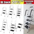 Produktbild: Klapptritt Klappleiter Haushaltsleiter Stehleiter 1 2 3 4 Stufe DE Bis 150 kg