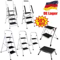 Produktbild: Leichtgewicht Trittleiter Leiter Tragbare Sicherheitsleiter Rutschfester 150KG
