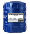 Produktbild: Mannol Motoröl 4T Plus 10W40 20L (Api Sl, Jaso Ma/Ma2) Halbsynthetisch (7202)