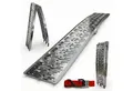 Produktbild: Grafner Auffahrrampe Auffahrrampe Aluminium Verladerampe klappbar 226x29,5cm 340kg, Belastbar bis 340 kg, klappbar