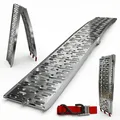 Produktbild: Grafner Auffahrrampe Alu max. 340kg Rampe Klappbar Verladerampe 340kg 226x29,5cm