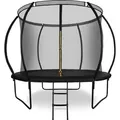 Produktbild: Kindertrampolin 305 cm mit Netz und Leiter – für Garten und Haus - Schwarz
