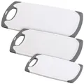 Produktbild: 3er-Set Schneidebretter, 25x15 / 31,5x20 / 40x24 cm, antibakteriell