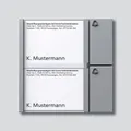 Produktbild: Siedle Vario TM 612-2 SM Tasten-Modul, silber-metallic (200035520-00)