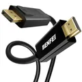 Produktbild: BENFEI 4K DisplayPort auf HDMI Kabel 1,8M, Unidirektionales DisplayPort-Computer zu HDMI-Monitor, DP 1.2 zu HDMI 1.4 kompatibel mit HP ThinkPad AMD NVIDIA Desktop