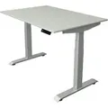 Produktbild: Kerkmann Move4 Elektronisch Höhenverstellbar Sitz-Stehschreibtisch Hellgrau T-Fuß 1.200 (B) x 800 (T) x 1.290 (H) mm Holz, Metall