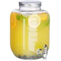 Produktbild: Relaxdays Getränkespender 5 L Silber,Transparent