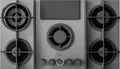 Produktbild: Elica PRF0196343, Gaskochfeld mit integrierter Dunstabzugshaube NIKOLATESLA FLAME EVO GR/A/88, Grey