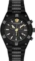 Produktbild: Versace VESO01022 V-Sporty Greca Chronograph schwarz grau Herren Uhr NEU