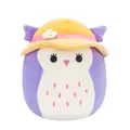 Produktbild: Squishmallows SQCR05400 - Holly die Eule mit Sonnenhut 19 cm, offizielles Jazwares Plüsch, superweiches Kuscheltier