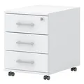 Produktbild: röhr direct.office Rollcontainer weiß 3 Auszüge 42,5 x 50,0 x 55,0 cm