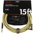 Produktbild: Instrumentenkabel Fender Deluxe Series Tweed 5,5 m Angled Audio Kabel Gitarre NE