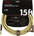 Produktbild: FENDER Deluxe Series Instrument Cable Straight/Angle Tweed (4,5 m)
