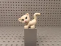 Produktbild: Lego Friends Katze 93089pb02 weiß bedr. Kitty 3315