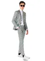 Produktbild: Opposuits Partyanzug Teen Discoballer Anzug für Jugendliche - Slim-fit, There's a Mirror on the Dancefloor: Anzug für Jungs zum Kugeln