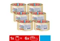 Produktbild: tesa Klebeband tesapack ULTRA STRONG extra starkes Paketklebeband (Packung, 6-St., 6 x tesapack Ultra Strong Packband) Paketklebeband - einfaches Verpacken & Verschließen - transparent