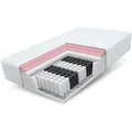 Produktbild: Taschenfederkernmatratze MEMORYDUO 90x200, 140x200, 180x200 cm & weitere Größen, FDM, 27 cm hoch, (Matratze Visco Memory, Allergiker geeignet), Wendematratze mit zwei unterschiedlich festen Liegeseiten 90 cm x 200 cm x 27 cm