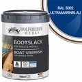 Produktbild: WO-WE Lack Bootslack Schiffslack Parkettlack Yachtlack W400, 0,75-5L, Seidenglänzend, Lösemittelbasis