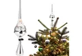 Produktbild: BRUBAKER Christbaumspitze Weihnachtsbaumspitze Dicker Santa - Christbaumspitze glänzend - 35 cm (1-tlg), Baumspitze Weihnachtsmann - Weihnachtsbaum Spitze - Tannenbaum Deko