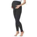 Produktbild: Be Mammy Umstandsleggings Lang Damen Umstandshose BE20-230 (1-tlg) aus Baumwolle grau L