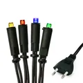 Produktbild: 50-tlg. LED-Minilichterkette, bunt, innen, EU-Stecker
