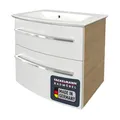 Produktbild: Fackelmann B.STYLE Badmöbel Set 2-tlg 63 cm Unterschrank Möbel Made in Germany