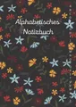 Produktbild: Alphabetisches Notizbuch: A4 liniert mit alphabetischen Registerkarten von A bis Z und Inhaltsverzeichnis