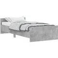 Produktbild: vidaXL Bettgestell Betongrau 90x190 cm Holzwerkstoff Modell 21909035