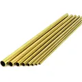 Produktbild: Messing Rundschlauch 2mm-10mm Durchmesser 0,5mm Wandstärke 300mm Länge
