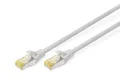 Produktbild: DIGITUS LAN Kabel Cat 6A - 7m - RJ45 Netzwerkkabel - S/FTP Geschirmt - Kompatibel zu Cat6 und Cat7 - Grau