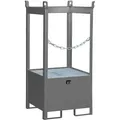 Produktbild: BAUER Südlohn BAUER Fass-Stapelpalette FSP-1 für 1 x 200 Liter, Mausgrau, 210 Liter