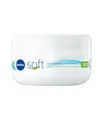 Produktbild: NIVEA Soft erfrischende Feuchtigkeitscreme (100 ml), leichte Creme mit Vitamin E und 100% natürlichem Jojoba-Öl, schnell einziehende Hautcreme für fühlbar entspannte Haut