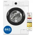 Produktbild: Exquisit Waschmaschine 6kg, Energieeffizienzklasse A, max. 1000 U/min, ECO 40-60, Kurzprogramm, Kindersicherung, WA56110-020A weiss - Weiß