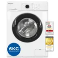 Produktbild: Exquisit Waschmaschine 6kg, Energieeffizienzklasse A, max. 1000 U/min, ECO 40-60, Kurzprogramm, Kindersicherung, WA56110-020A weiss