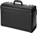 Produktbild: Alassio Pilotenkoffer Genova, mit Tragegriff, 1 Fach, Kunstleder, schwarz 64263