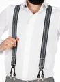 Produktbild: Metamorph Hosenträger Gentleman Hosenträger gestreift Hochwertiger Hosenträger für modebewusste Menschen