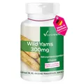 Produktbild: Vitamintrend Wild Yams 300 mg, 30 Kapseln, schluckfreundlich, mit Vitamin C, E, Zink und Selen, Nahrungsergänzungsmittel vegan ohne Magnesiumstearat, in Deutschland hergestellt