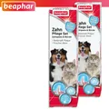 Produktbild: Beaphar 2 x Zahn-Pflege-Set: Zahnpasta + Zahnbürste für Hund und Katze