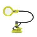 Produktbild: RYOBI 18 V ONE+ Akku-LED-Lupenleuchte RML18-0 (zwei Leuchtstufen mit 200 und 400 Lumen, 90 mm Linsendurchmesser, Vergrößerungsfunktion um das bis zu 2,25-fache, ohne Akku und Ladegerät)