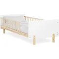 Produktbild: Homestyle4u Kinderbett 90x200 mit Raufallschutz Lattenrost Weiß 2604