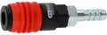 Produktbild: KS TOOLS 3in1 Universal-Druckluft-Sicherheitskupplung, 9 mm mit Schlauchtülle