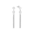 Produktbild: Amor Ohrstecker 925 Sterling Silber Damen Ohrschmuck, mit Zirkonia synth., 4,6 cm, Silber, Kommt in Schmuck Geschenk Box, 2026207