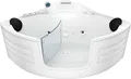 Produktbild: Whirlpool Pool Badewanne Eckwanne Wanne W70H 150x150cm mit Tür Walk-in-Pool
