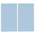 Produktbild: Zeller EDI Herdabdeckplatten 2er Set Transparent Sicherheitsglas 30 x 52 cm