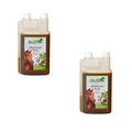 Produktbild: Stiefel Broncho-Plus | Doppelpack | 2 × 1 l | Ergänzungsfuttermittel für Pferde | Mit Bronchialkräutern